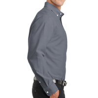 Port Authority Tall SuperPro Oxford Shirt, Black, Right view
