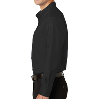 Port Authority Tall SuperPro Twill Shirt, Black, Left view