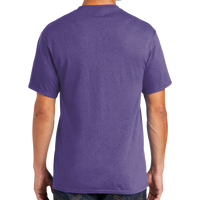 Port & Co Core Blend Tee, Purple, Back view