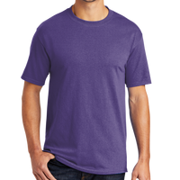 Port & Co Core Blend Tee, Purple, Front view