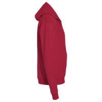 Port & Co Core Fleece Full Zip Hooded Sweatshirt, Red, Right Sleeve view