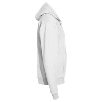 Port & Co Core Fleece Full Zip Hooded Sweatshirt, White, Right Sleeve view