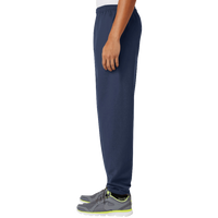 Port & Co Essential Fleece Sweatpant with Pockets, Navy, Left Side view
