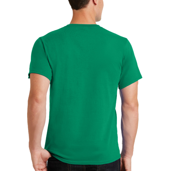Port & Co Essential Tee, Kelly, Back view