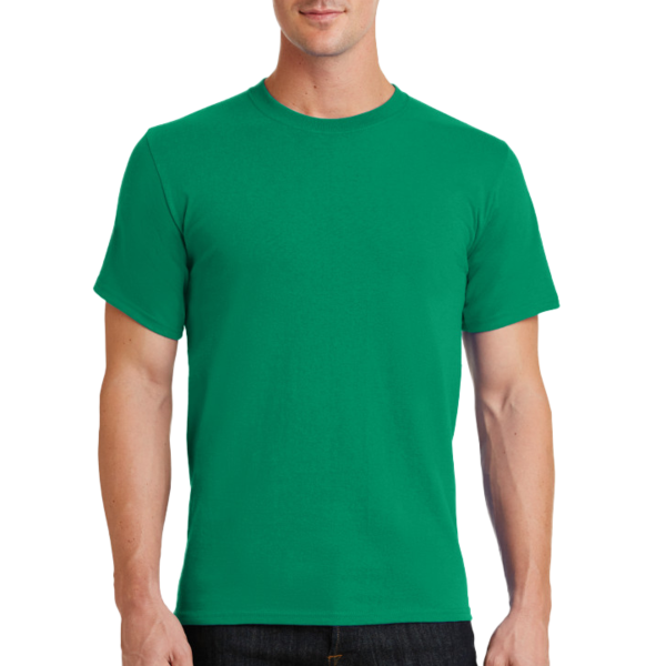 Port & Co Essential Tee, Kelly, Front view