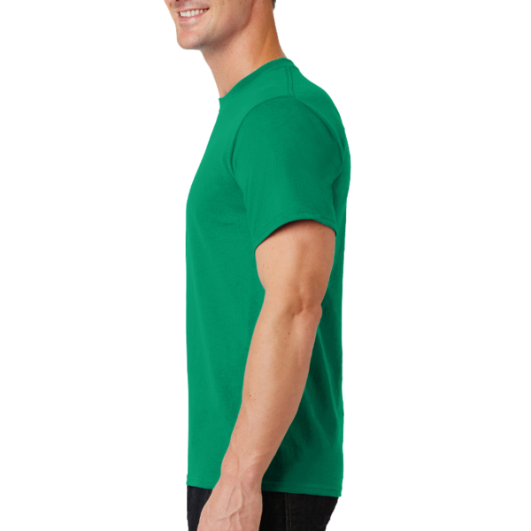 Port & Co Essential Tee, Kelly, Left Sleeve view