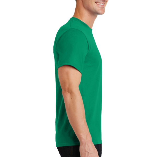 Port & Co Essential Tee, Kelly, Right Sleeve view