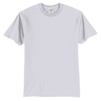 Port & Co Tall Core Blend Tee, Ash, Front view