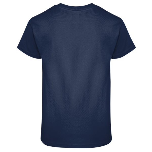 Port & Co Tall Core Blend Tee, Navy, Back view