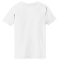 Port & Co Toddler Fan Favorite Tee, White, Back view
