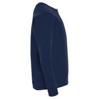 Port & Co Youth Core Fleece Crewneck Sweatshirt, Navy, Right Sleeve view