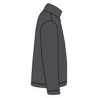 Sport Tek Tall 1/4 Zip Sweatshirt, Graphite Heather, Right Sleeve (Long) view