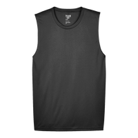Team 365 Men's Zone Performance Muscle T-Shirt, Black, Front view