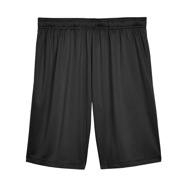 Team 365 Men's Zone Performance Shorts, Black, Front view