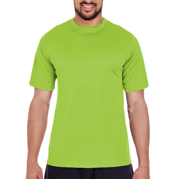 Team 365 Men's Zone Performance T-Shirt, Acid Green, Front view
