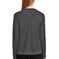 Team 365 Women's Zone Performance Long Sleeve T-Shirt, Black, Back view