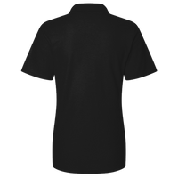Team 365 Women's Zone Performance Polo, Black, Back view