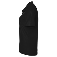 Team 365 Women's Zone Performance Polo, Black, Left Sleeve view