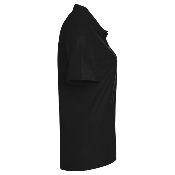 Team 365 Women's Zone Performance Polo, Black, Right Sleeve view