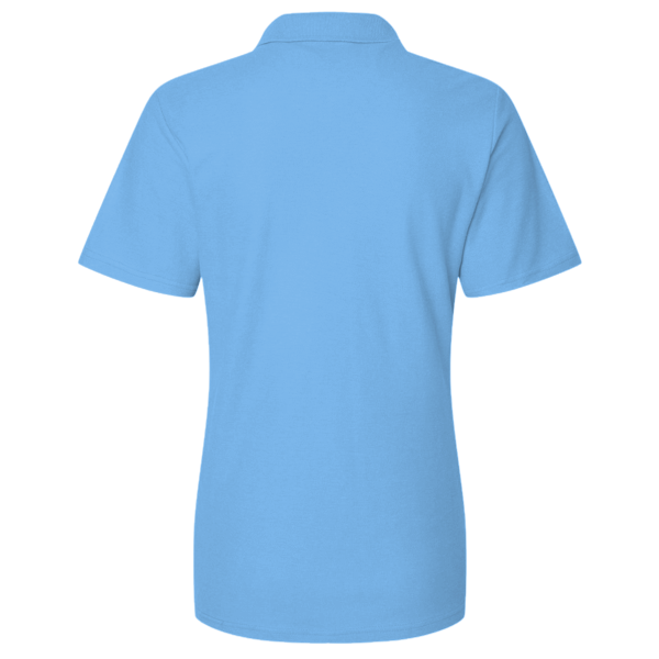 Team 365 Women's Zone Performance Polo, Sport Light Blue, Back view