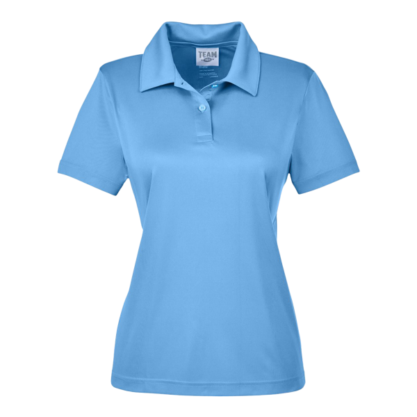 Team 365 Women's Zone Performance Polo, Sport Light Blue, Front view