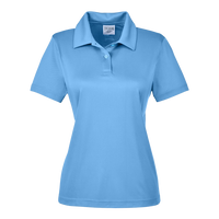 Team 365 Women's Zone Performance Polo, Sport Light Blue, Front view
