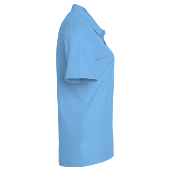 Team 365 Women's Zone Performance Polo, Sport Light Blue, Right Sleeve view