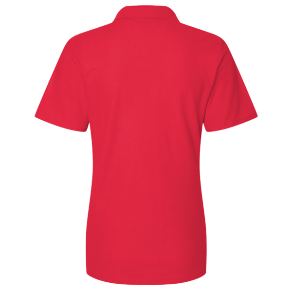 Team 365 Women's Zone Performance Polo, Sport Red, Back view