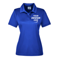 Team 365 Women's Zone Performance Polo, Sport Royal, Front view, Mockup