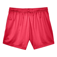 Team 365 Women's Zone Performance Shorts, Sport Red, Back view
