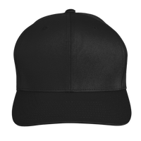 Team 365 Youth Zone Performance Cap by Yupoong®, Black, Front view