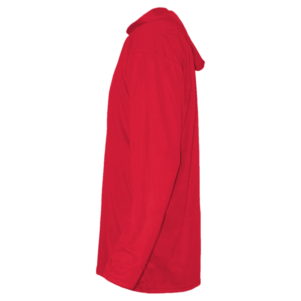 Team 365 Youth Zone Performance Hooded T-Shirt, Sport Red, Left Sleeve view