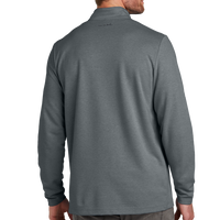 Travis Mathew Coveside 1/4 Zip, Dark Grey Heather, Back view