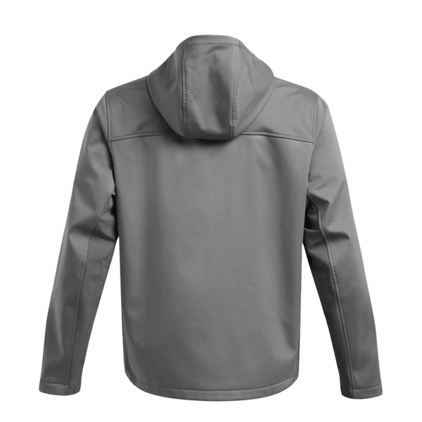 Under Armour Men's ColdGear® Infrared Shield 2.0 Hooded Jacket, Castlerock / Coastal, Back view