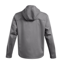 Under Armour Men's ColdGear® Infrared Shield 2.0 Hooded Jacket, Castlerock / Coastal, Back view