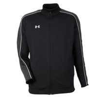 Under Armour Men's Command Full-Zip 2.0 Jacket, Black / White, Front view