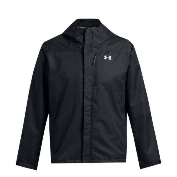 Under Armour Men's Porter 3-in-1 2.0 Jacket, Black / White, Front view