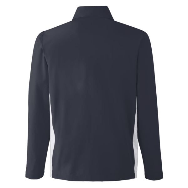 Under Armour Men's Rival Stretch Jacket, Midnight Navy / White, Back view