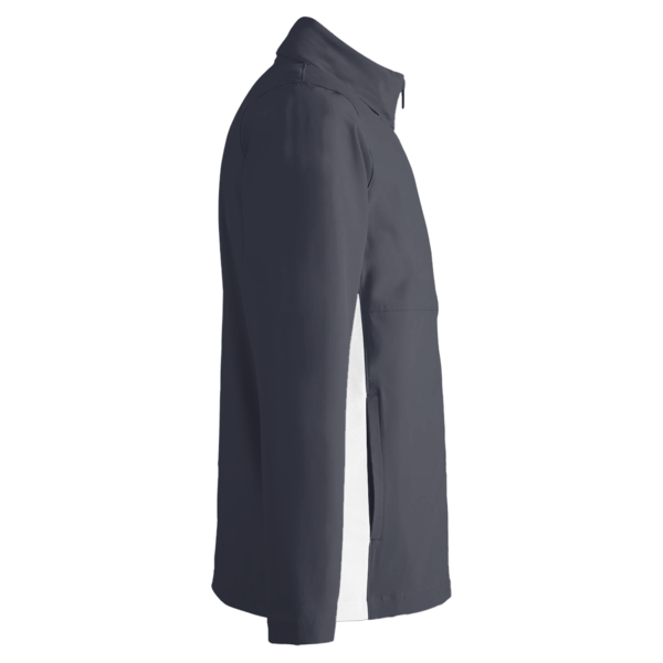 Under Armour Men's Rival Stretch Jacket, Midnight Navy / White, Right Sleeve view