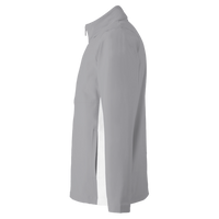 Under Armour Men's Rival Stretch Jacket, Mod Grey / White, Left Sleeve view