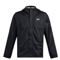 Under Armour Men's Stormproof Cloudstrike 2.0 Jacket, Black / White, Front view