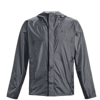 Under Armour Men's Stormproof Cloudstrike 2.0 Jacket, Pitch Grey / Black, Front view