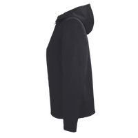 Under Armour Women's ColdGear® Infared Shield 2.0 Hooded Jacket, Black / White, Left Sleeve view