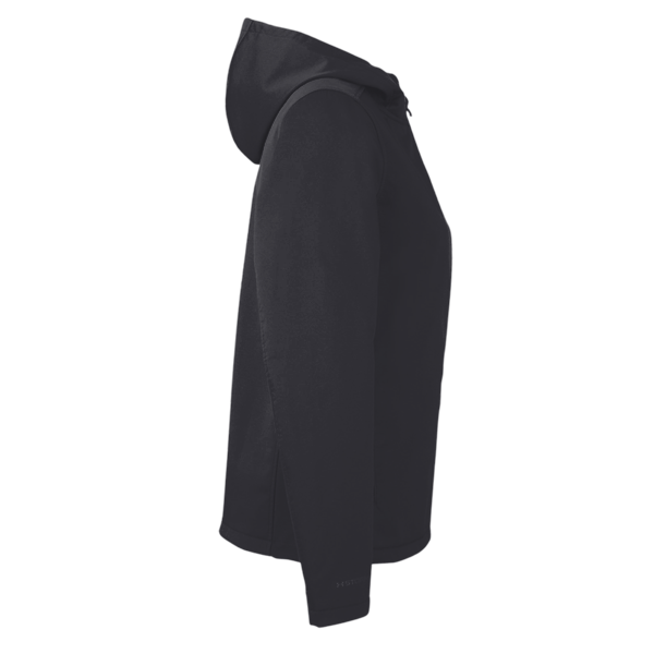 Under Armour Women's ColdGear® Infared Shield 2.0 Hooded Jacket, Black / White, Right Sleeve view