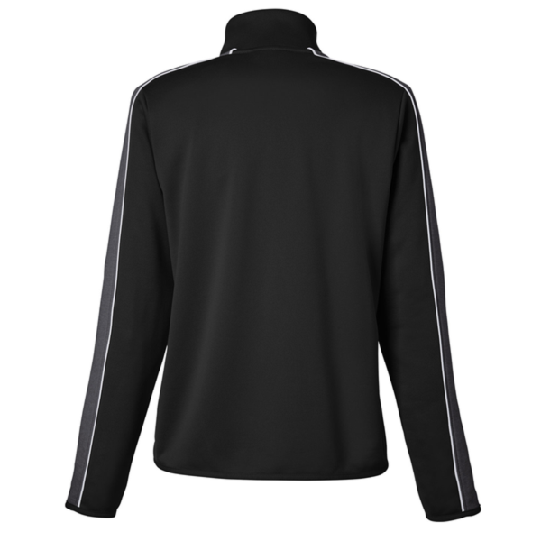 Under Armour Women's Command 2.0 Quarter-Zip Pullover, Black / White, Back view
