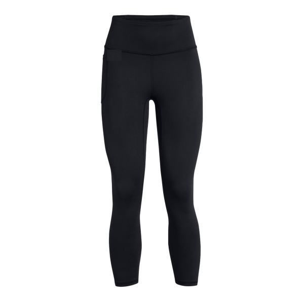 Under Armour Women's Motion Ankle Leggings, Black / Jet, Front view